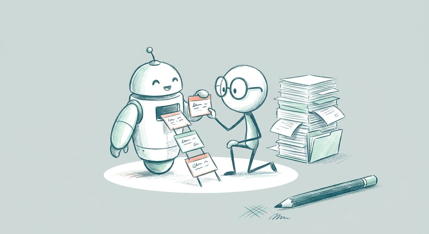 Illustration: How to give your AI agent the right context without overloading it
